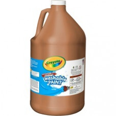 Crayola 1 Gallon Washable Paint - 1 gal - 1 Each - Brown