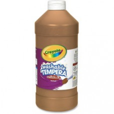 Crayola Washable Tempera Paint - 2 lb - 1 Each - Brown