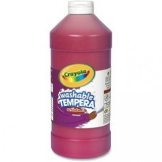 Crayola Washable Tempera Paint - 2 lb - 1 Each - Red