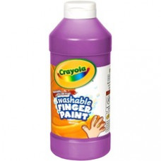 Crayola Washable Finger Paint - 16 oz - 1 Each - Violet