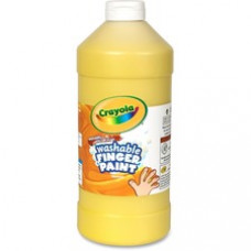 Crayola Washable Finger Paint Markers - 2 lb - 1 Each - Yellow