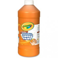 Crayola Washable Finger Paint Markers - 2 lb - 1 Each - Orange