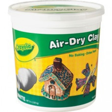 Crayola Air-Dry Clay - Art Classes - 1 Each - White