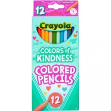 Crayola Colors of Kindness Pencils - Assorted Lead - 12 / Pack
