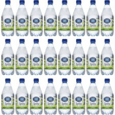 Crystal Geyser Natural Lime Sparkling Spring Water - Ready-to-Drink - 18 fl oz (532 mL) - 24 / Carton / Bottle