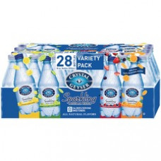 Crystal Geyser Sparkling Spring Water - Ready-to-Drink - 18 fl oz (532 mL) - 28 / Carton