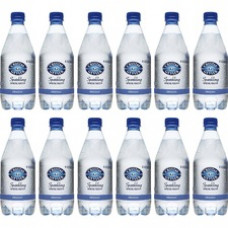 Crystal Geyser Sparkling Spring Water - Ready-to-Drink - 18 fl oz (532 mL) - 12 / Carton / Bottle