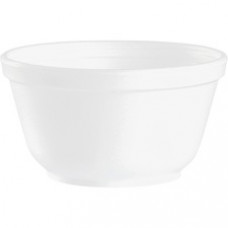 Dart 10 oz. Foam Bowls - 10 fl oz Bowl - Foam, Polystyrene - Serving - White - 1000 Piece(s) / Carton