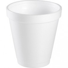 Dart Insulated Foam Cups - 25 / Pack - 10 fl oz - 1000 / Carton - White - Foam - Beverage