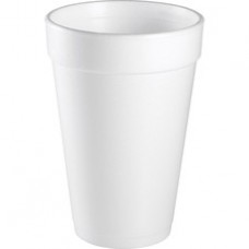 Dart Insulated Foam Cups - 16 fl oz - 1000 / Carton - White - Foam - Cold Drink, Hot Drink, Soft Drink