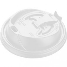 Dart Reclosable Hot Beverage Cup Lid - 100 Lids/Pack - 1000 / Carton - White