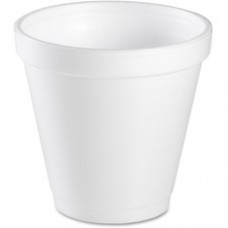 Dart Insulated Foam Cups - 4 fl oz - Round - 1000 / Carton - White - Foam - Coffee, Cappuccino, Tea, Hot Chocolate, Hot Cider, Juice, Soft Drink, Soda, Juice, Smoothie