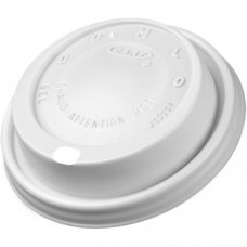 Dart 8 oz. Foam Cup Lids - Round - Plastic - 1000 / Carton - White