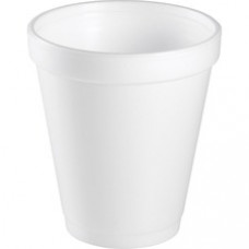 Dart Insulated Foam Cups - 25 / Pack - 8 fl oz - 1000 / Carton - White - Foam - Hot Drink, Cold Drink, Coffee, Cappuccino, Tea, Hot Chocolate, Hot Cider, Juice, Soft Drink