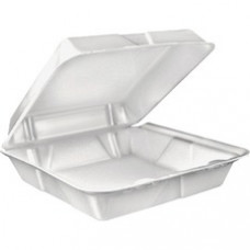 Dart Large 1-Compartment Carryout Foam Trays - 9