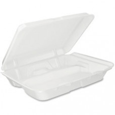Dart Triple-compartment Foam Container - Food Container - Foam - White - 200 Piece(s) / Carton