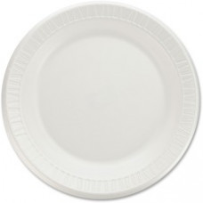 Dart Classic Laminated Foam Dinnerware Plates - 125 / Pack - 9" Diameter Plate - Plastic - 500 Piece(s) / Carton