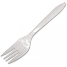Dart Style Setter Medium-weight Plastic Cutlery - 1000/Carton - Disposable - Polypropylene - White