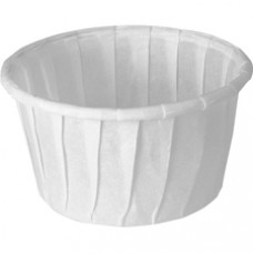 Solo 1.25 oz. Souffle Portion Paper Cups - 1.25 fl oz - 5000 / Carton - White