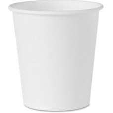 Solo Treated Paper Water Cups - 3 fl oz - 100 / Pack - White - Paper - Water