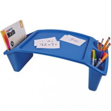 Deflecto Antimicrobial Kids Lap Tray - Supplies, Paper, Book, Pencil, Crayon, Mobile Device, Decoration/Activity - 8.53