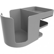 Deflecto Standing Desk Cup Holder Grey - 3.5
