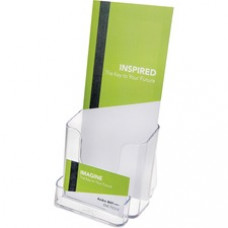 Deflect-o Countertop Leaflet Holder With Business Card Holder - 2 Compartment(s) - 7.8