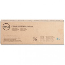 Dell Toner Cartridge - Laser - Extra High Yield - 9000 Pages - Cyan - 1 Each
