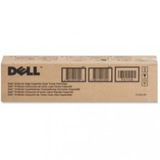 Dell Toner Cartridge - Laser - High Yield - 12000 Pages - Cyan - 1 Each