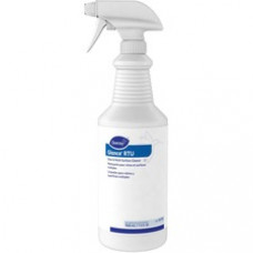 Diversey Glance Glass & Multi-Surface Cleaner - Ready-To-Use/Concentrate Spray - 32 fl oz (1 quart) - Ammonia Scent - 12 / Carton - Blue