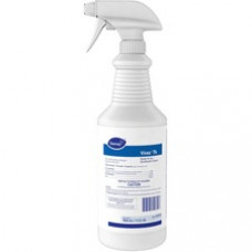 Diversey Virex Tb RTU Disinfectant Cleaner - Ready-To-Use Liquid - 32 fl oz (1 quart) - Lemon Scent - 12 / Carton - White