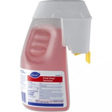 Diversey Final Step Sanitizer - Concentrate Liquid - 84.5 fl oz (2.6 quart) - Quaternary Scent - 1 / Carton - Red