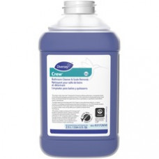 Diversey Crew Bath Cleaner & Scale Remover - Liquid - 84.5 fl oz (2.6 quart) - Fresh Clean Scent - 2 / Carton - Purple