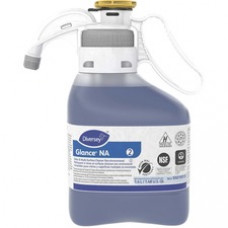 Diversey Glance NA Glass Cleaner - Liquid - 0.37 gal (47.34 fl oz) - 2 / Carton - Blue