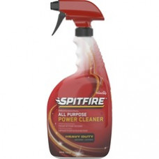 Diversey Spitfire Power Cleaner - Ready-To-Use Spray - 32 fl oz (1 quart) - Fresh ScentSpray Bottle - 8 / Carton - Red