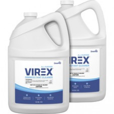 Diversey All-Purpose Virex Disinfectant Cleaner - Ready-To-Use Liquid - 128 fl oz (4 quart) - Citrus Scent - 2 / Carton - Clear