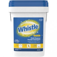 Diversey Whistle Powder Detergent - Ready-To-Use Powder - 304 oz (19 lb) - Citrus Scent - 1 Each - White