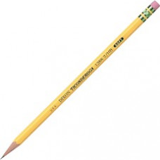 Ticonderoga Soft No. 2 Woodcase Pencils - #2 Lead - Black Lead - Yellow Barrel