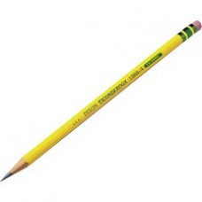 Dixon Ticonderoga Pencil - #4 Lead - Black Lead - Yellow Wood Barrel - 12 / Dozen