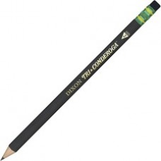 Dixon Tri-conderoga Executive Triangular Pencil - #2 Lead - Black Barrel