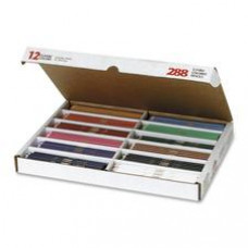 Prang Master Pack Colored Pencils - 3.3 mm Lead Diameter - Assorted Barrel - 288 / Box