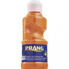 Prang Ready-to-Use Washable Tempera Paint - 8 fl oz - 1 Each - Orange