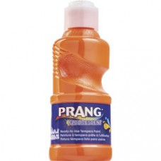 Prang Ready-to-Use Fluorescent Paint - 8 fl oz - 1 Each - Fluorescent Orange