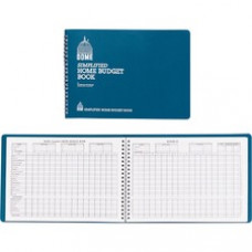 Dome Simplified Home Budget Book - 64 Sheet(s) - Wire Bound - 10 1/2