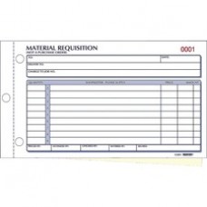 Rediform Material Requisition Purchasing Forms - 50 Sheet(s) - 2 Part - Carbonless Copy - 7 7/8