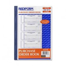 Rediform 2-Part Purchase Order Book - 400 Sheet(s) - Stapled - 2 Part - Carbonless Copy - 2 3/4