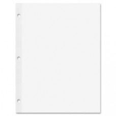 Rediform Heavyweight Reinforced Filler Paper - Letter - 100 Sheets - Plain - Stapled/Glued - 20 lb Basis Weight - 8 1/2