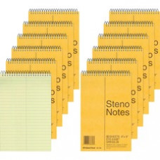 Rediform Steno Notebooks - 80 Sheets - Wire Bound - Gregg Ruled - 16 lb Basis Weight - 6