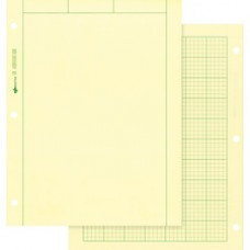 Rediform Computation Pads - Letter - 100 Sheets - Stapled/Glued - 8 1/2