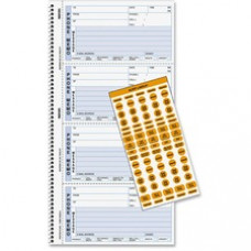 Rediform Professional Line Phone Message Books - 100 Sheet(s) - Wire Bound - 2 Part - Carbonless Copy - 5 3/4